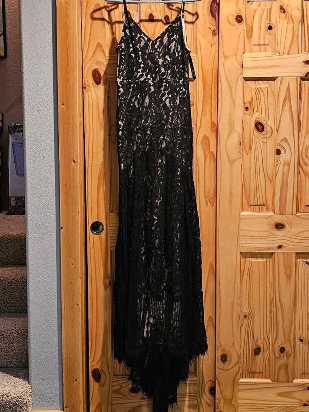 Nordstrom Black Lace Maxi Skirt